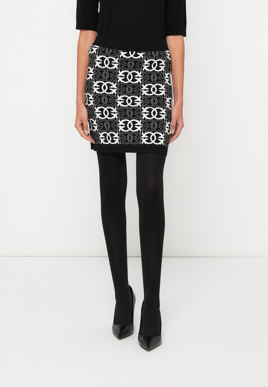 

Юбка Pinko BANG BANG MINIGONNA, Nero/Bianco/Black