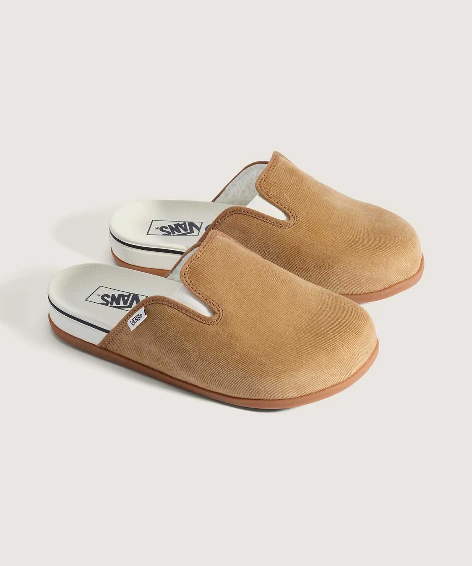 Универсальные слипоны из хлопка VANS MTE Harbor Mule CHIPMUNK/MARSH светлый коричневый — фото 2