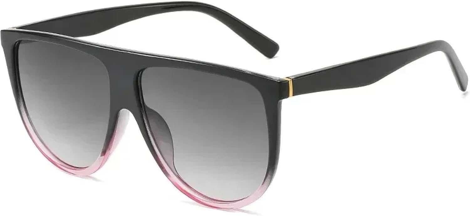 

Солнцезащитные очки с защитой от УФ-излучения UV400 | Большая оправа, плоские линзы с градиентным переходом | Для женщин и мужчин, для занятий спортом на открытом воздухе и вождения DSVIGF, Black Pink