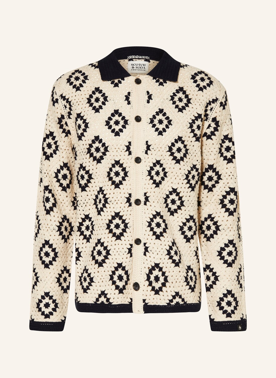 

Трикотажная рубашка Scotch & Soda, бежевый