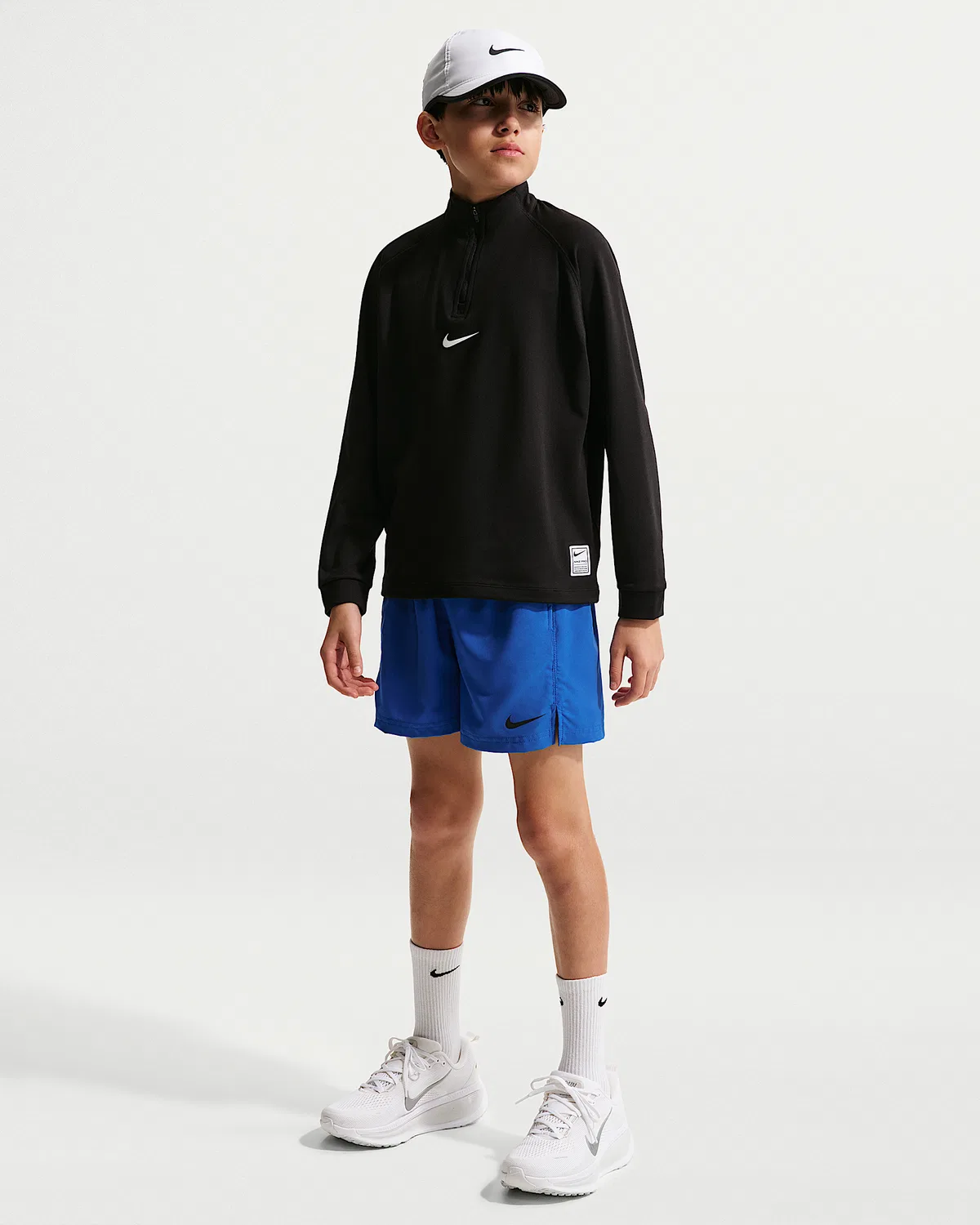 Детские тренировочные шорты Nike Pro Dri-FIT для мальчиков, Game Royal/White/Black