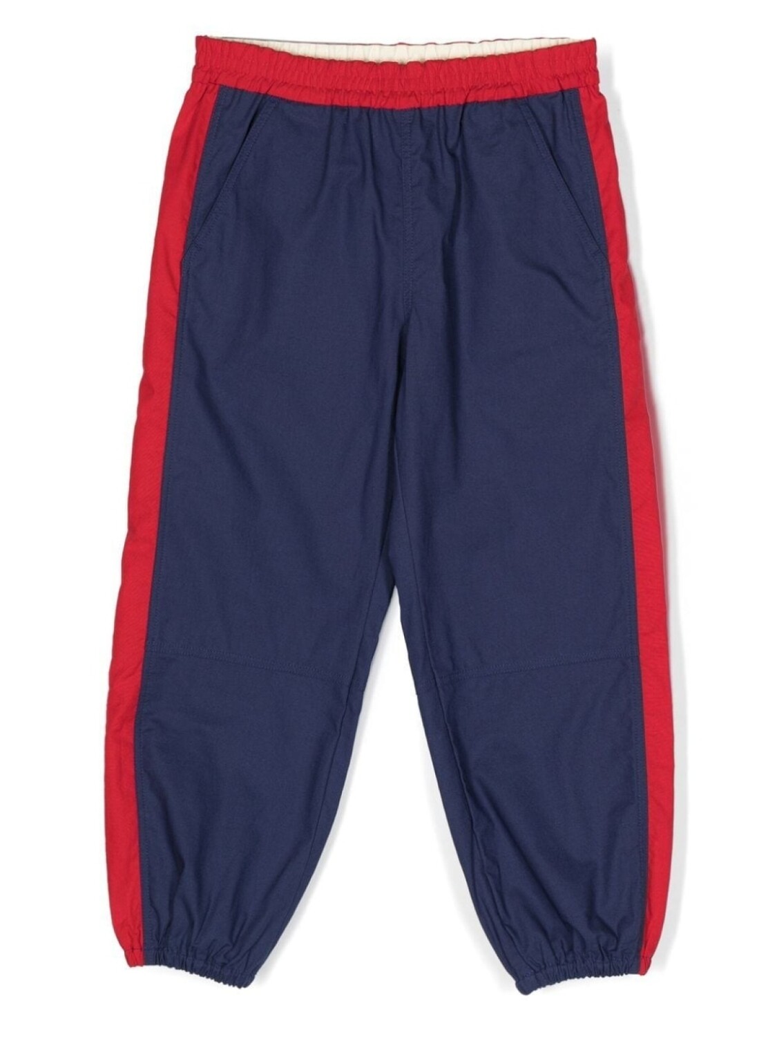 

Gucci Kids спортивные брюки с нашивкой-логотипом, синий