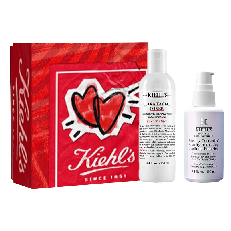 

Keyanshi лимитированный выпуск ко Дню святого Валентина набор для интенсивного увлажнения кожи увлажняющий 250мл+100мл Kiehl's