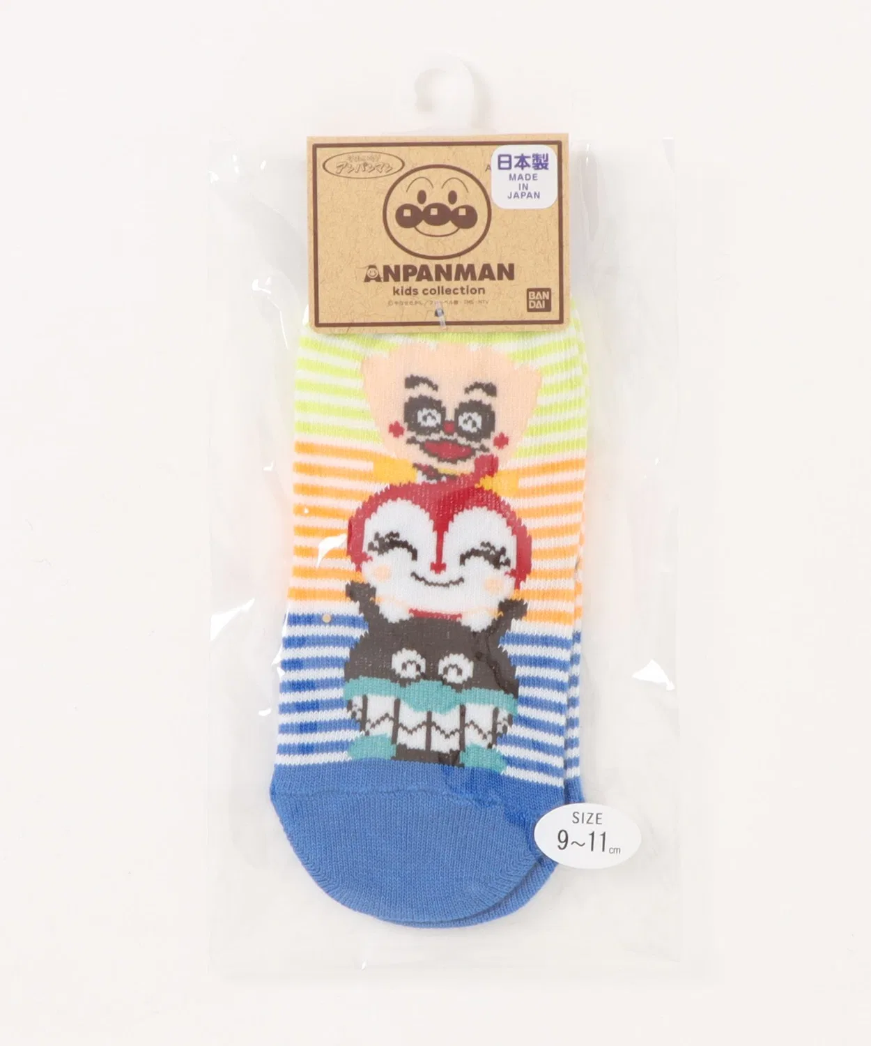 Носки Anpanman Kids Collection, бордовый, синий, разноцветный, детские, хлопок, японские — фото 2