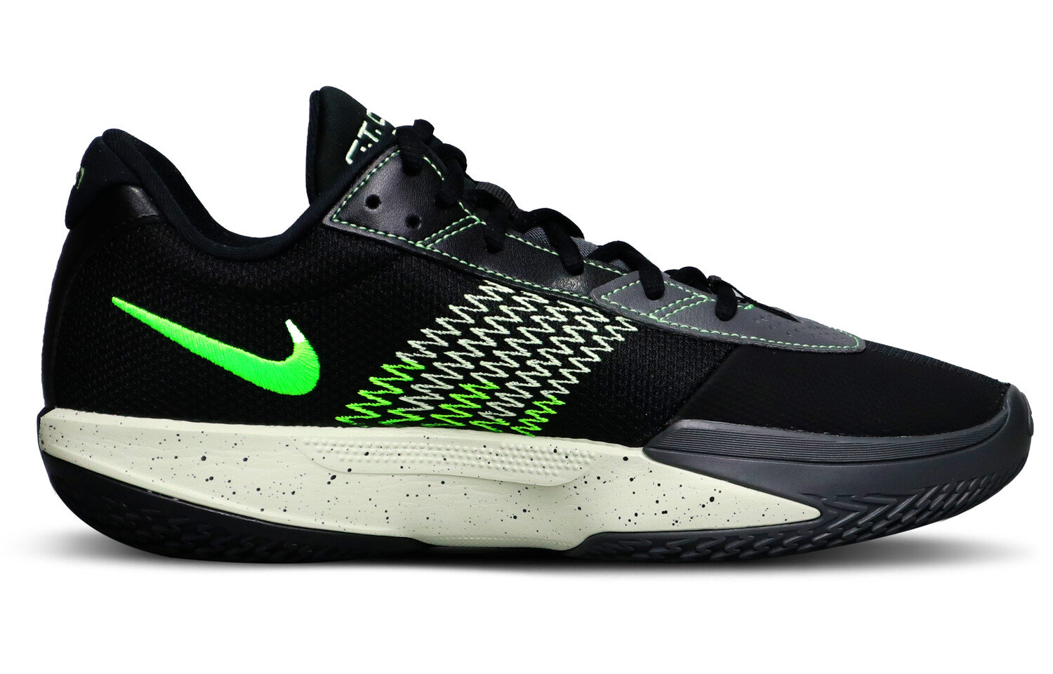 

Баскетбольные кроссовки Air Zoom GT Cut Academy унисекс с низким верхом, черные/зеленые Nike