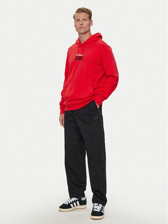Свитшот loose fit Graphic IZ4835 Adidas, красный — фото 2