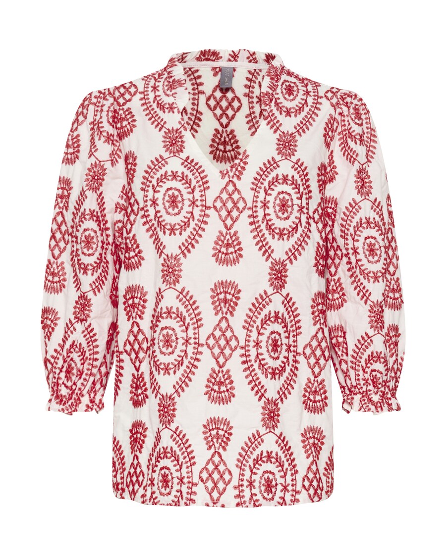 

Блуза CULTURE, цвет Red/White