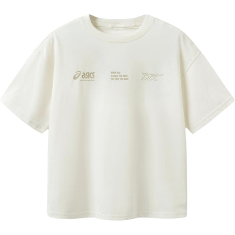 

Футболка школьная Asics, экрю