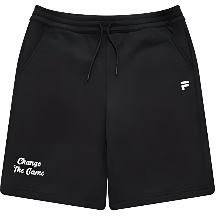 

Футболка SS24 Повседневные шорты Мужские Pitch Black FILA FUSION