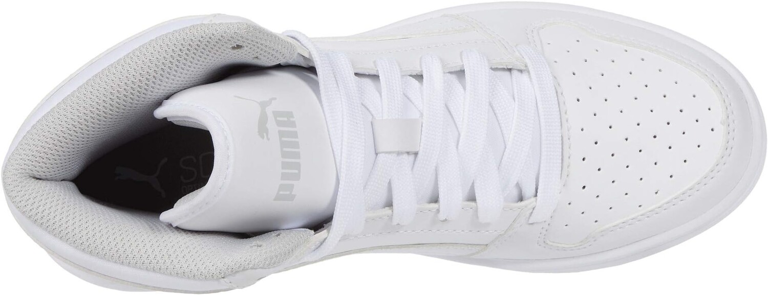 Кроссовки Rebound Layup Synthetic Leather PUMA, цвет Puma White/Gray Violet — фото 2