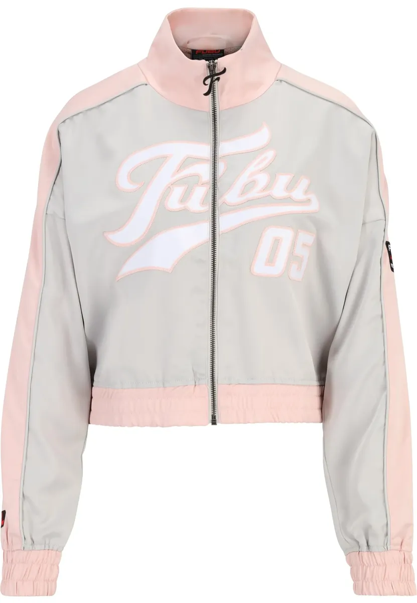 

Всепогодная куртка Fubu " Fubu Women's FW221-012-1 Fubu Satin Track Transition Jacket" (1 шт.), без капюшона, цвет Grey/Lightrose