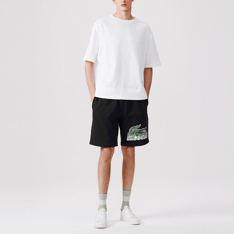 Футболка Lacoste TH0985, мужская, черная — фото 3
