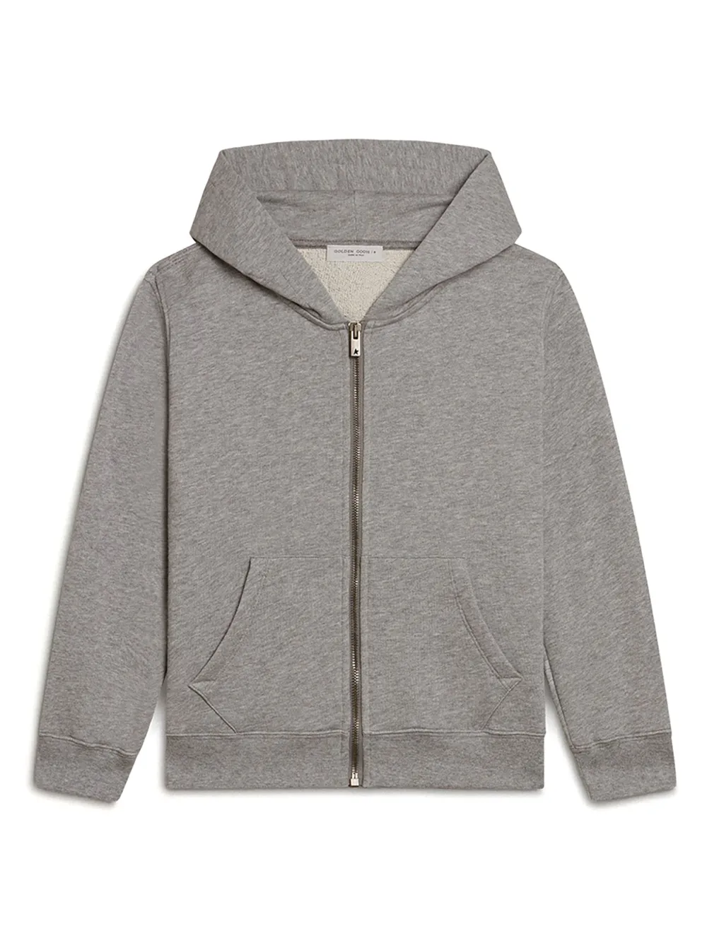 

Толстовка на молнии с капюшоном Golden Goose Kids, серый