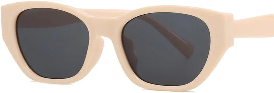 

Винтажные солнцезащитные очки в оправе для ПК, женские и мужские, «кошачий глаз», ретро-очки, защитные очки для мужчин и женщин, прямоугольной формы HYYZZC, 7