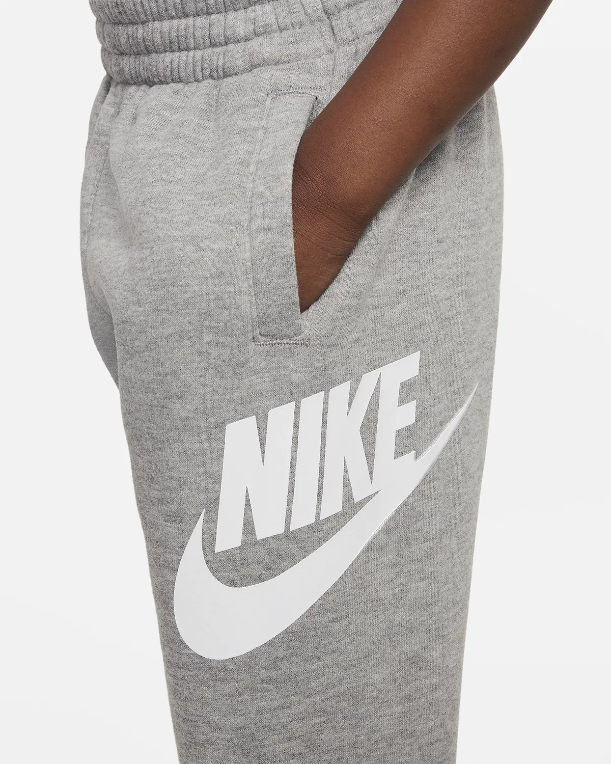Детские джоггеры Nike Sportswear Club Fleece, Dark Grey Heather — фото 3