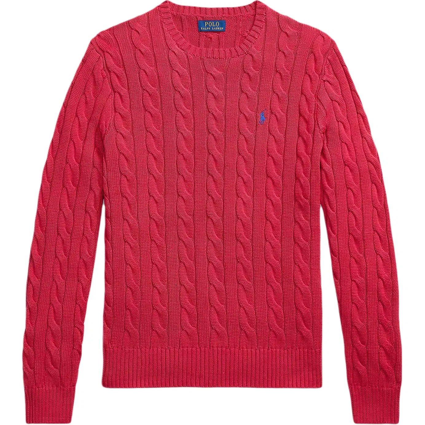 Вязаный свитер мужской Polo Ralph Lauren красный