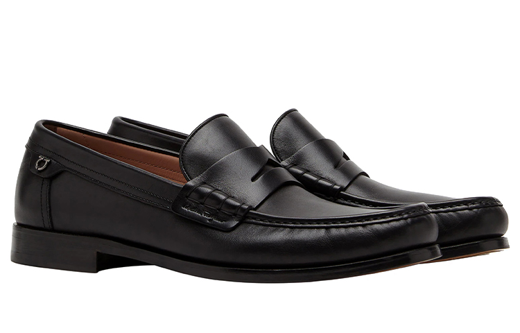 

Кожаные туфли Ferragamo мужские черные