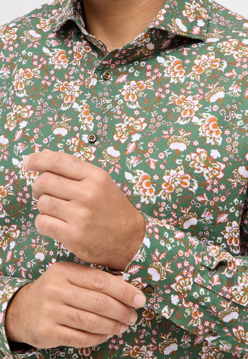 

Рубашка MODERN FIT Eterna, оранжевый