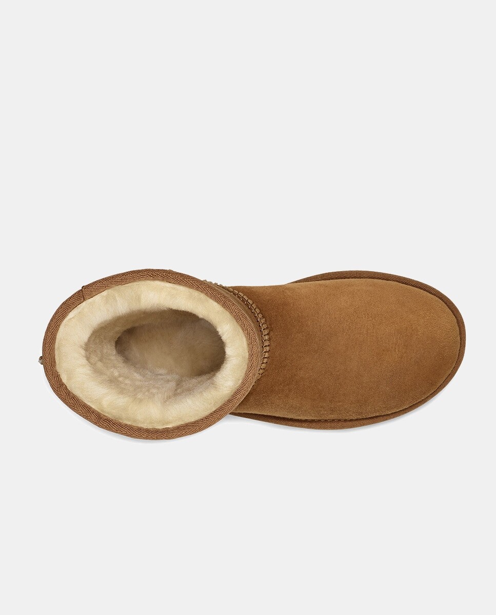 Угги UGG Classic Short II с меховой внутренней подкладкой, коричневый — фото 3