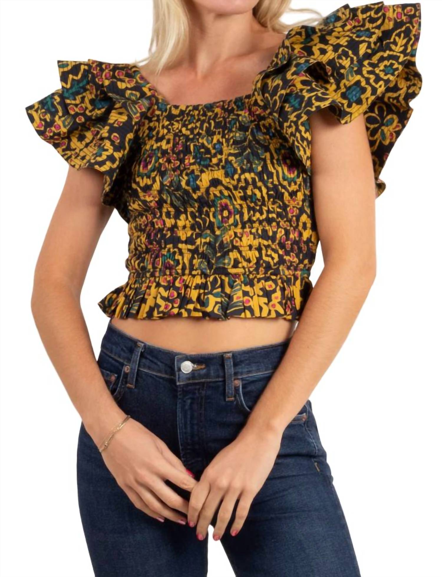 

Топ Estrella в стиле Матисс Cleobella, цвет matisse