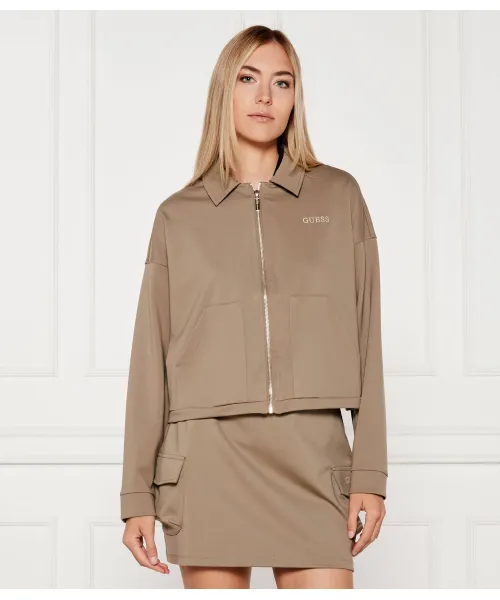 

Толстовка Карла Relaxed fit Guess Active, коричневый