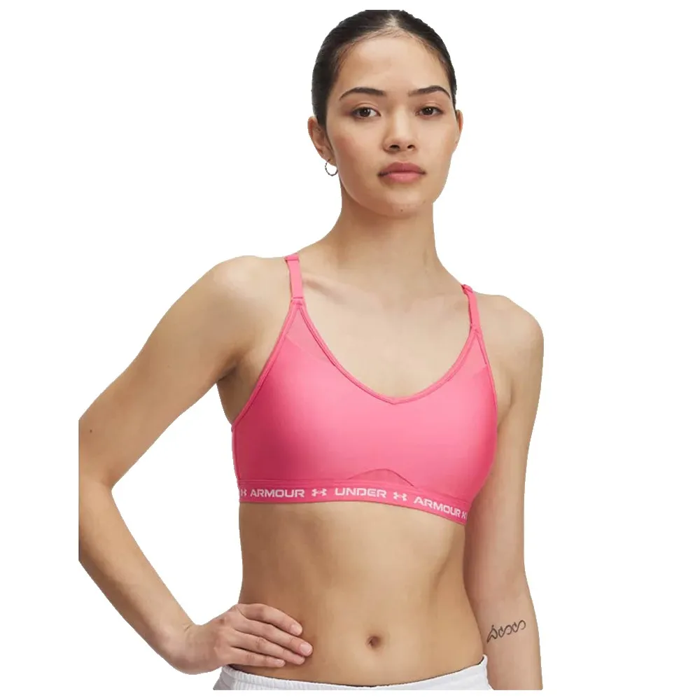 

Спортивный топ Under Armour Crossback low support, розовый