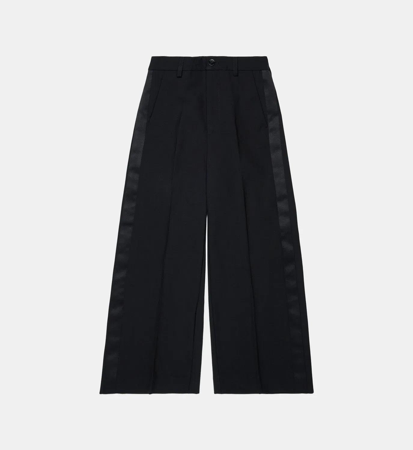 Официальные брюки с боковой полосой MM6 Maison Margiela, черный