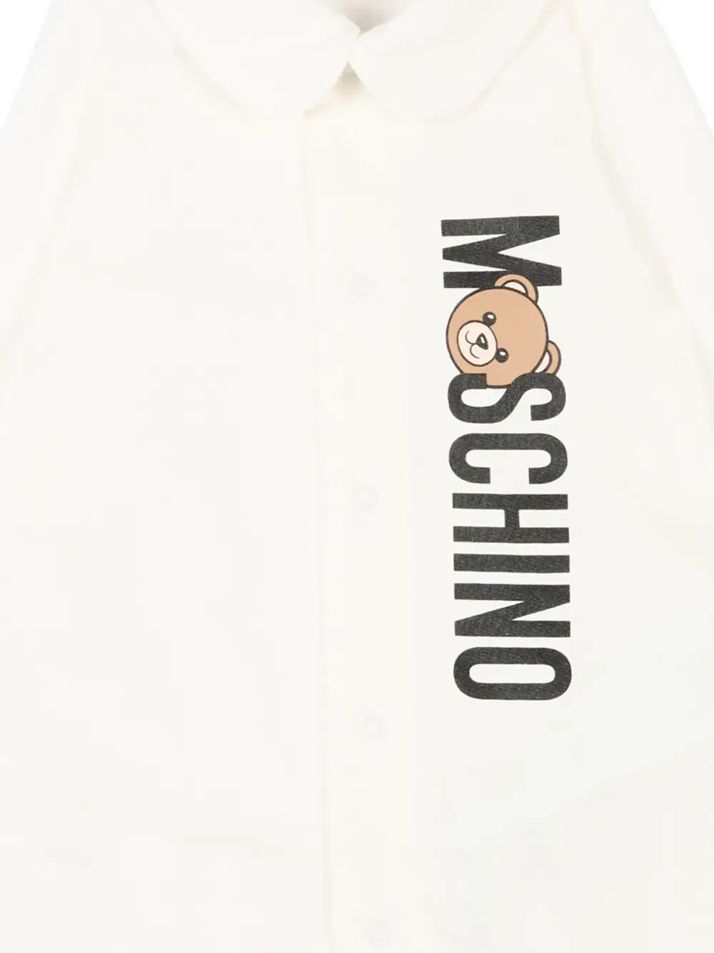 Комбинезон для новорожденного bear Moschino Kids, бежевый — фото 3