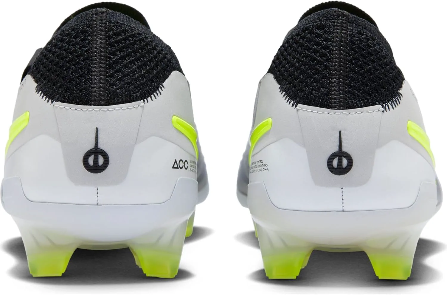 Мужские бутсы Nike Legend 10 Elite FG, металлик серебристый/черный — фото 3