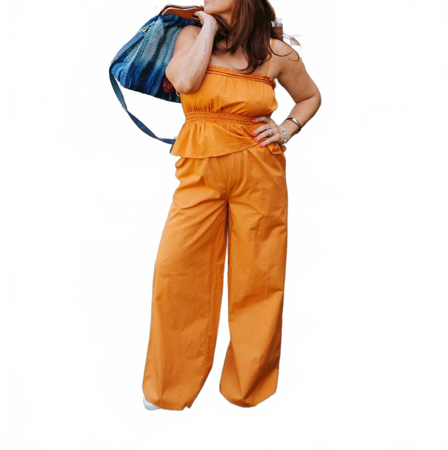 

Неаполитанские брюки в коричневом цвете BILA77