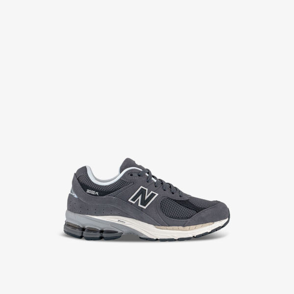 

Низкие кроссовки из замши и сетки 2002 года New Balance, серый