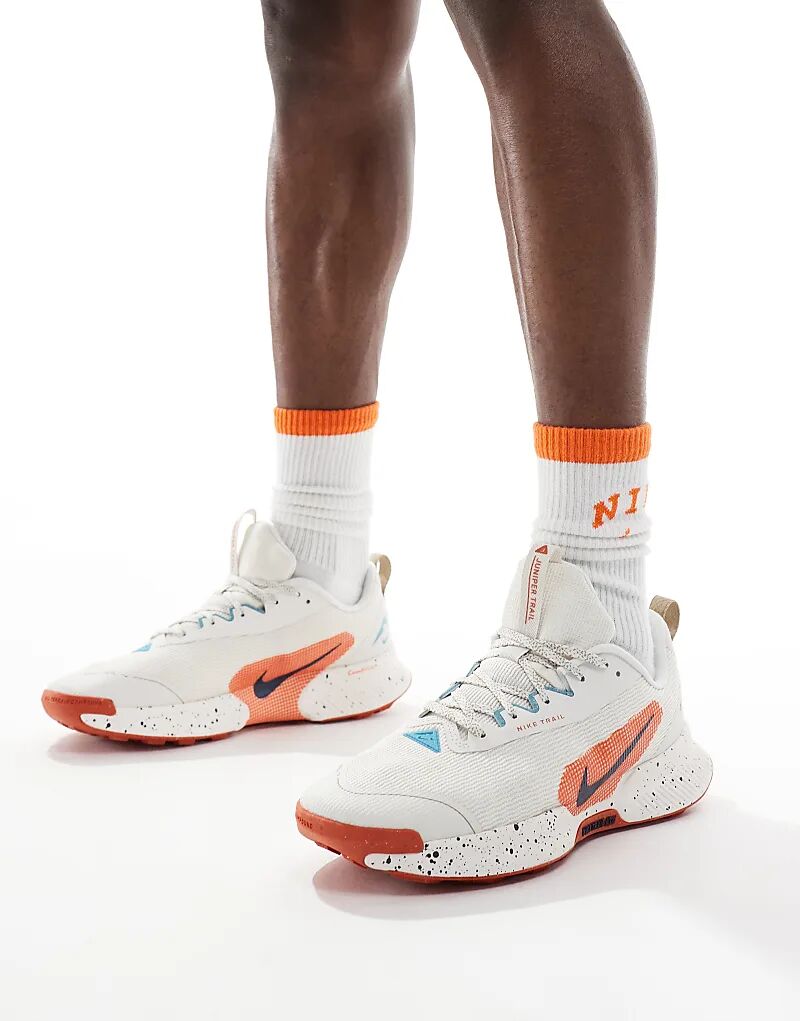 

Кроссовки Juniper Trail 3 белого цвета Nike Running