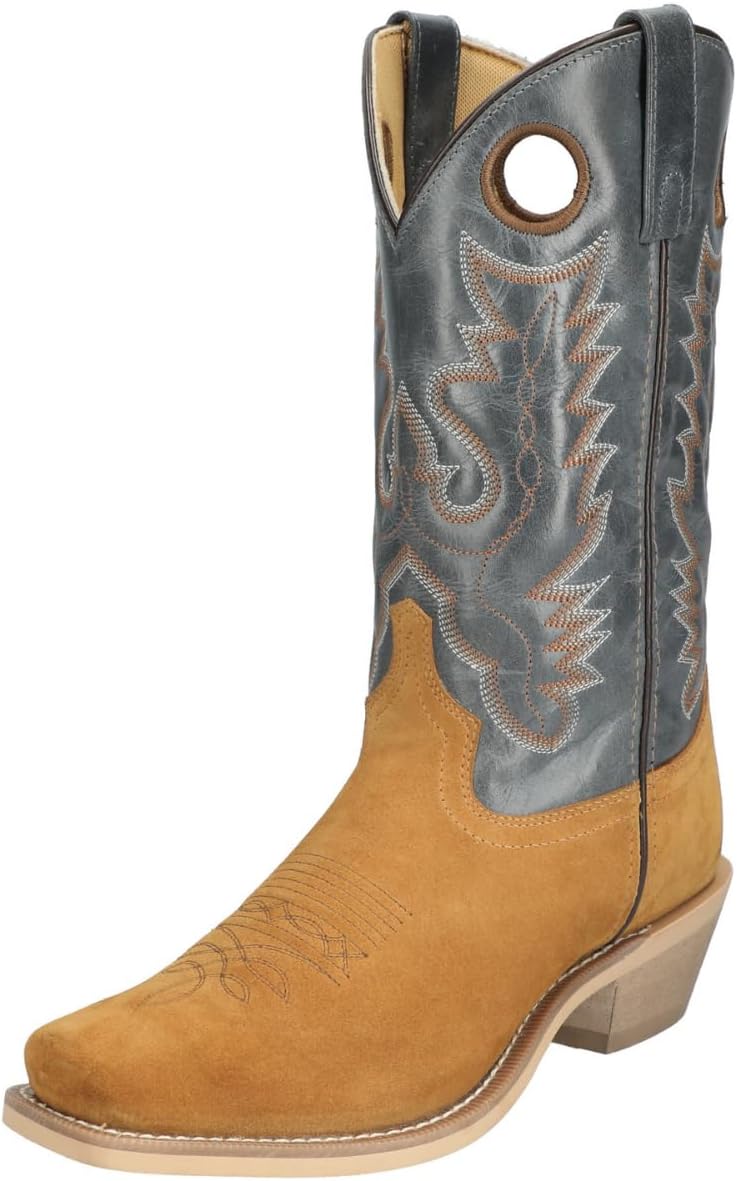 Мужские сапоги Smoky MTN Santafe из страусиной кожи Smoky Mountain Boots, синий — фото 3