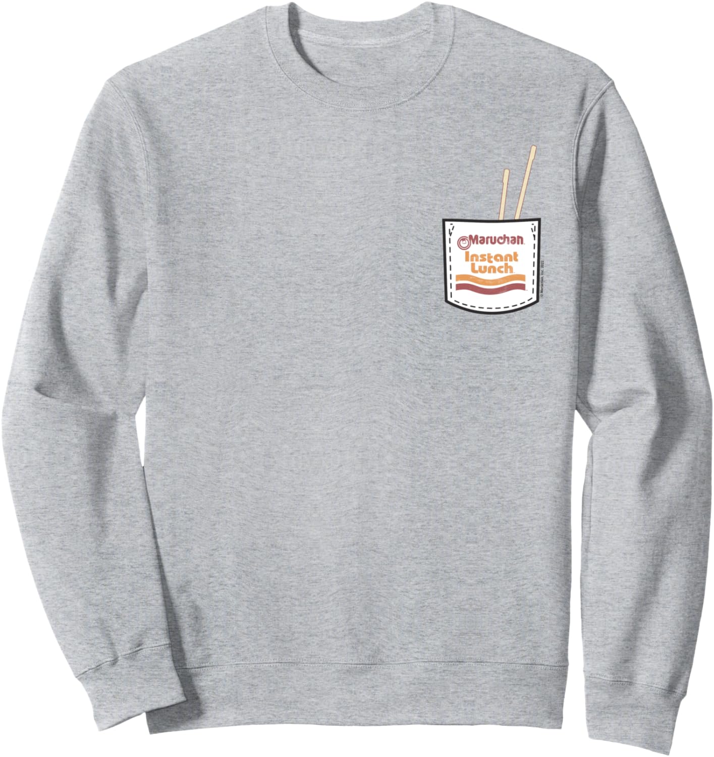 

Толстовка Maruchan Instant Lunch Pocket Chop Sticks Maru-Chan, серый