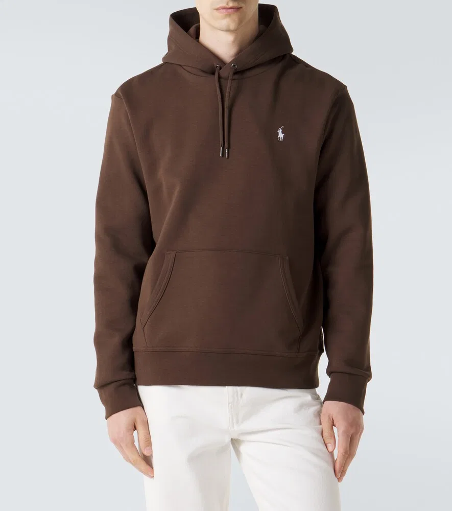 Толстовка из смесового хлопка Polo Ralph Lauren, коричневый — фото 3