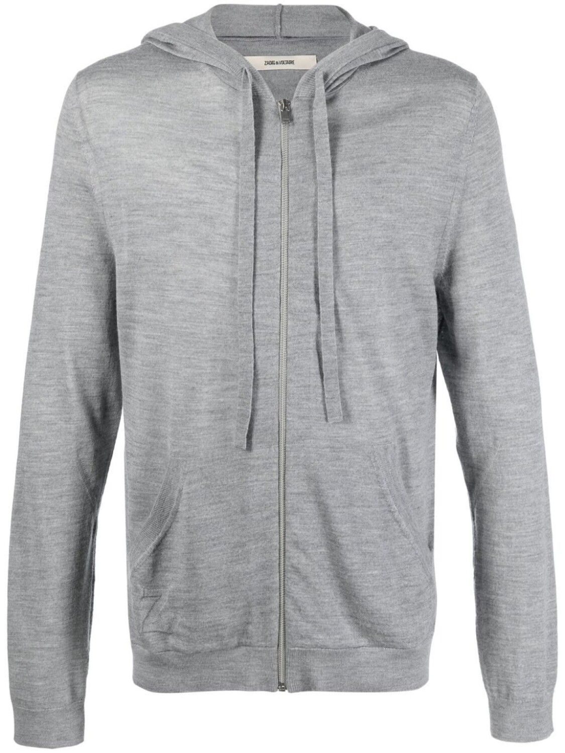 

Zadig&Voltaire худи на молнии с кулиской, серый