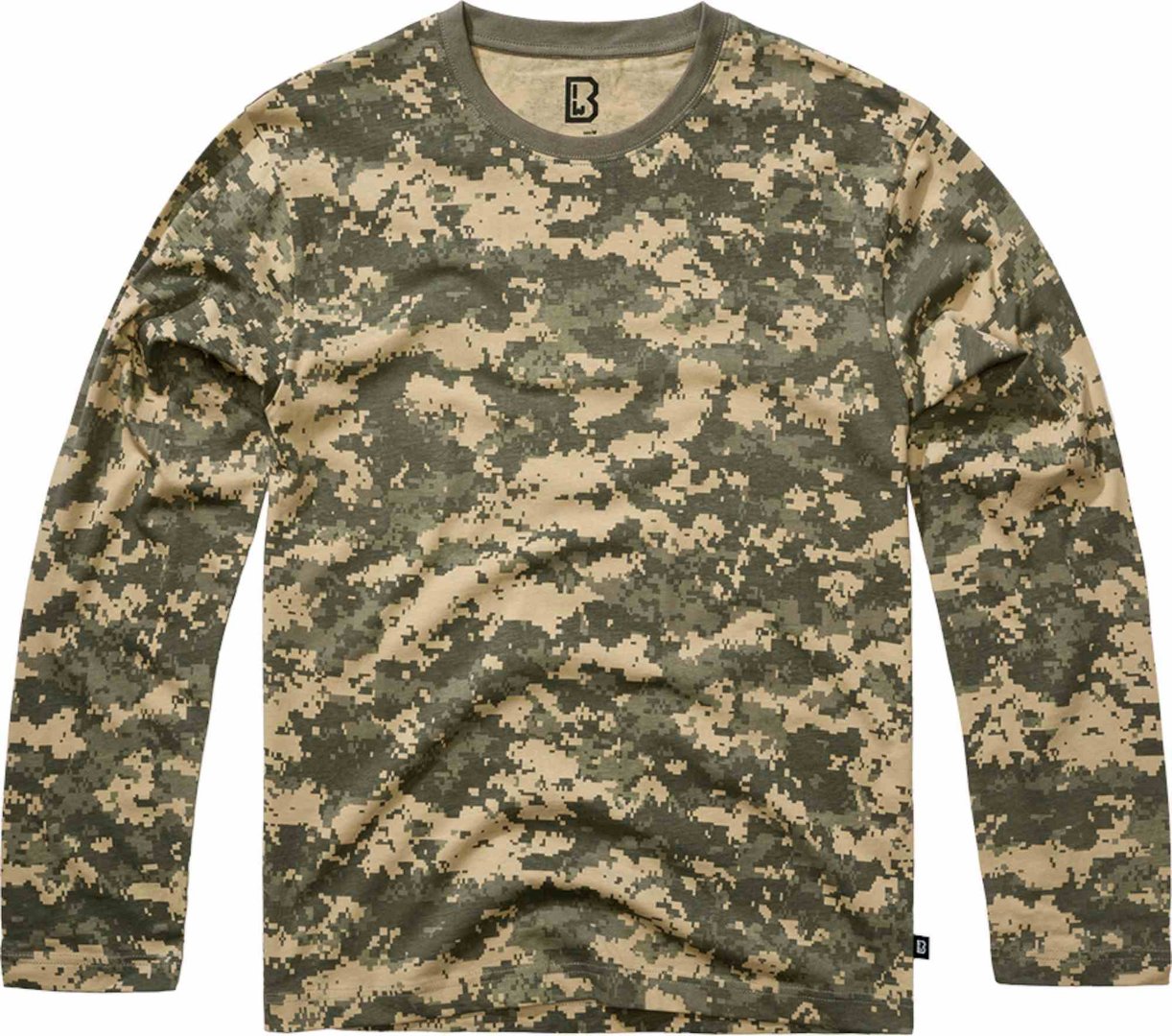 

Лонгслив Brandit Premium Longsleeve Shirt, цвет Grey/Beige