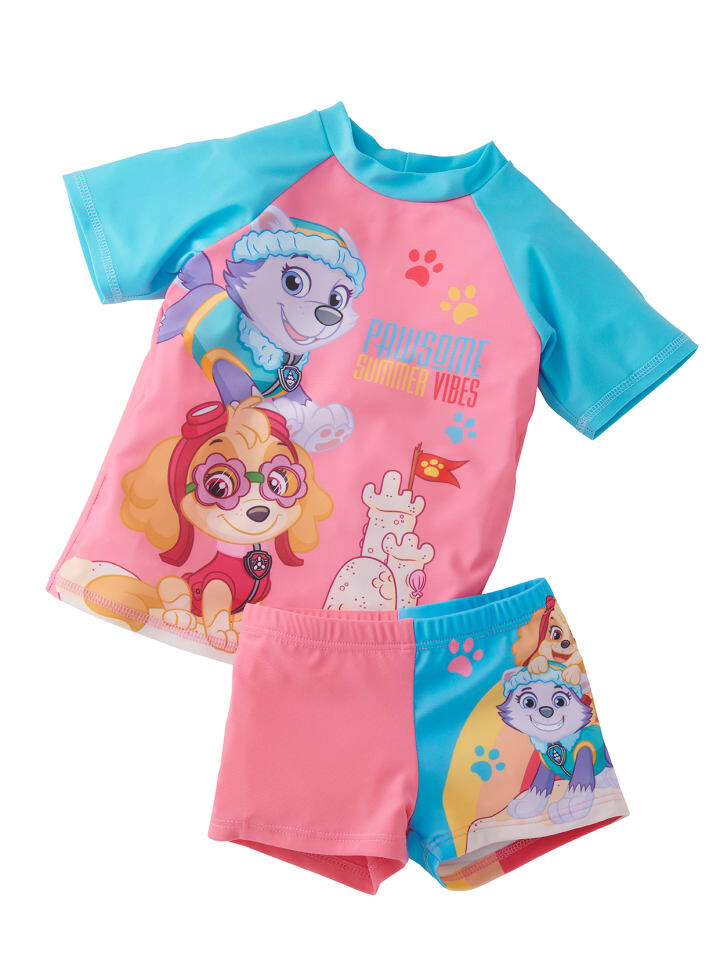 

Купальник United Labels Paw Patrol Schwimmset UV Schutz 50+ Set Oberteil und Hose Zweiteiler, розовый
