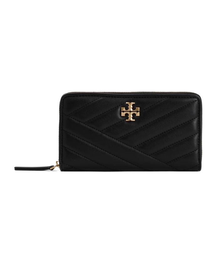 

Кошелек Matelasse kira с шевронной молнией Tory Burch, черный