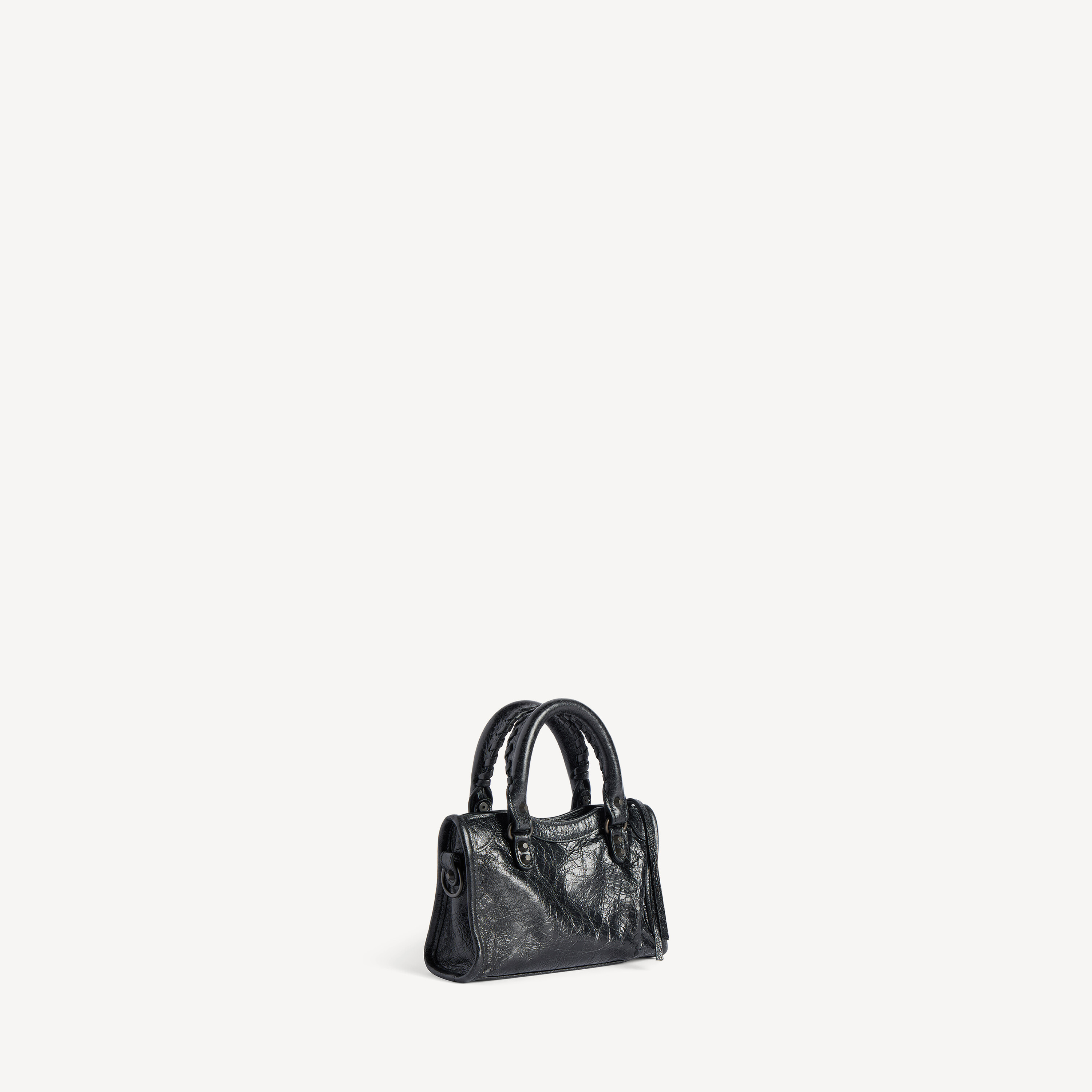 Женская сумка le city bag nano в черном цвете BALENCIAGA, черный — фото 3