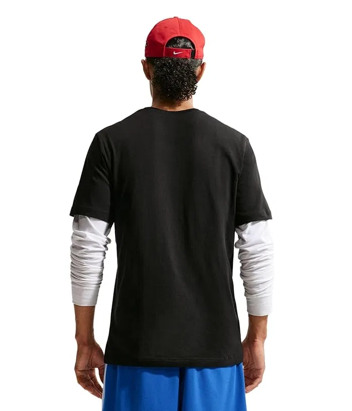 Футболка классическая Sportswear T-Shirt Nike, Black — фото 3