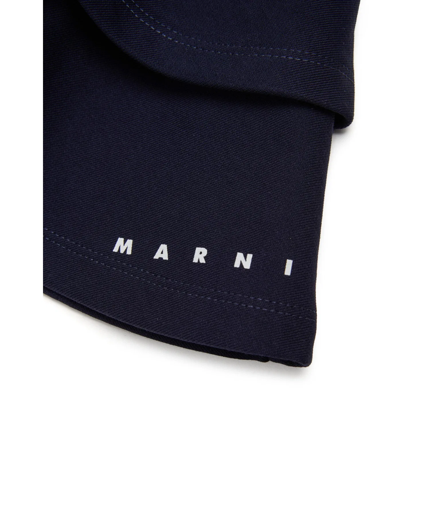 Детская юбка MARNI из хлопка тёмно-синяя — фото 4