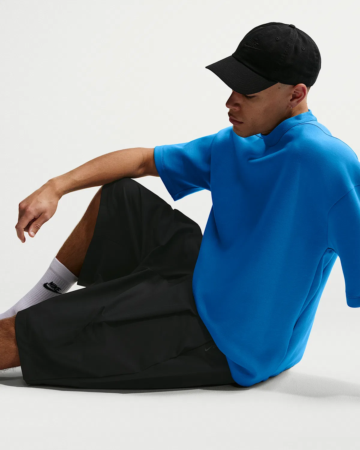 Мужские шорты Nike 24.7 PerfectStretch Dri-FIT UV 10", Black/Black/Dark Smoke Grey — фото 4