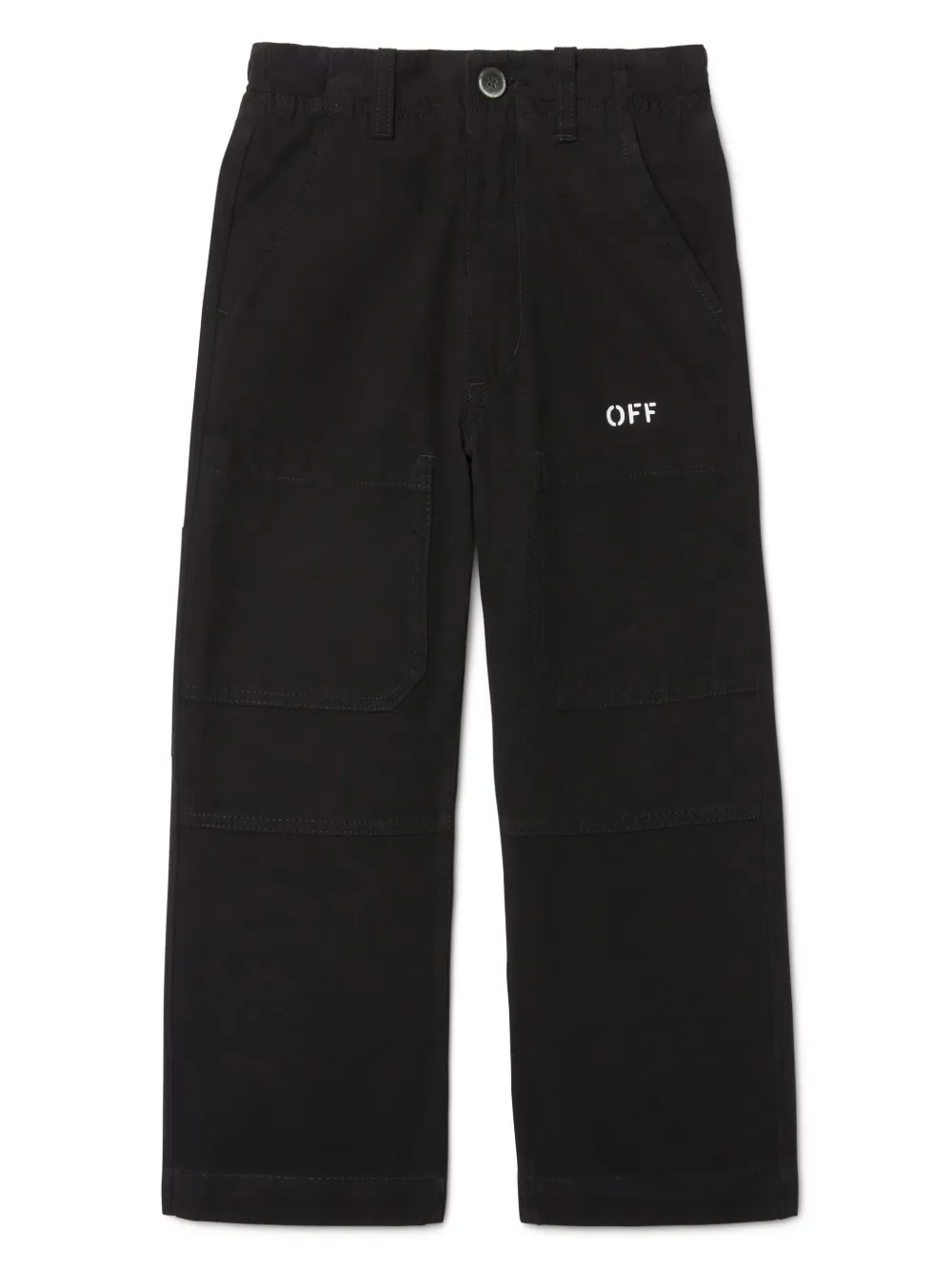 

Брюки Off Stamp OFF-WHITE KIDS, черный