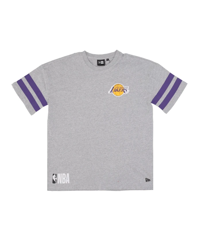 

Футболка с графическим изображением арки НБА, Лос-Анджелес Лейкерс New Era, серый
