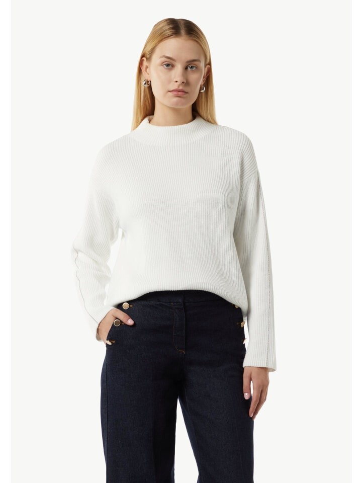 

Пуловер comma Strickpullover langarm, белый
