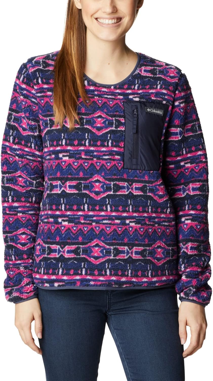 

Толстовка Columbia Women's West Bend Crew, Dark Sapphire 80S Stripe Print