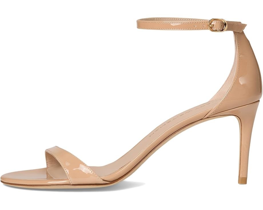 Стюарт Вайцман Nudist II Сандалии 75 Женские бежевые на шпильке VER187 Stuart Weitzman — фото 2