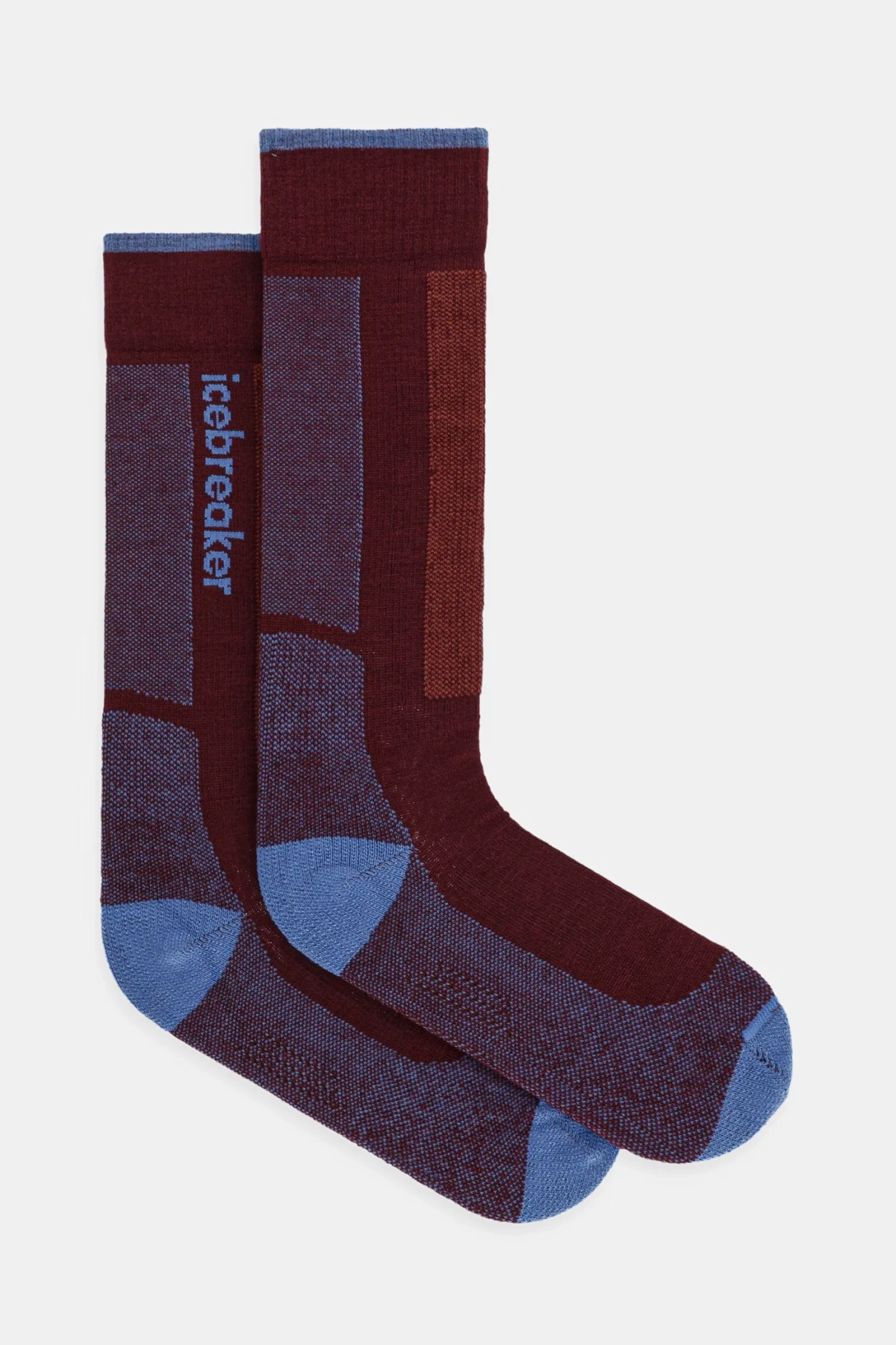 

Лыжные носки Merino Ski+ Light Icebreaker, гранатовый