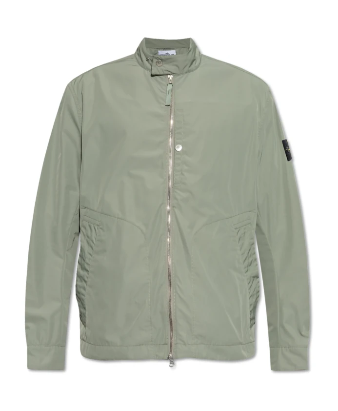 

Жакет из микро-твила Stone Island, зеленый